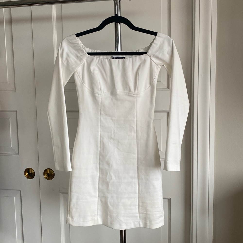 White off shoulder Zara dress